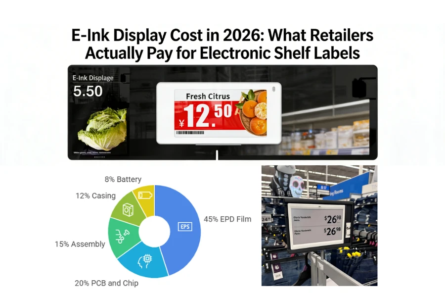 E-Ink Displei Kost long 2026: Wanem samting ol ritela i save baim long ol ile...