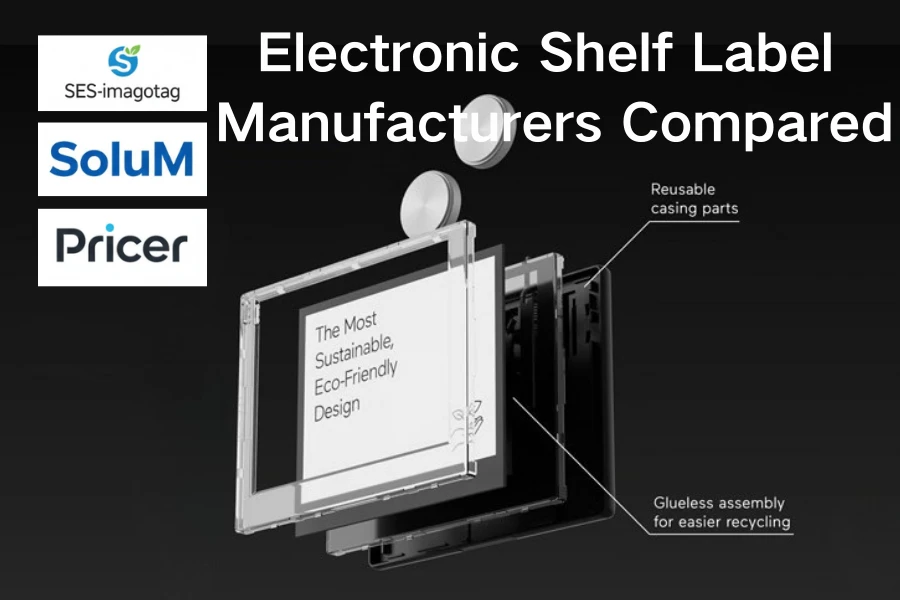 Ol i skelim ol 'electronic shelf label manufacturers': SES-imagotag na SoluM ...