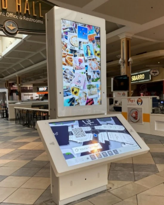 Wanem ol samting i gutpela long ol 'touchscreen display kiosk'